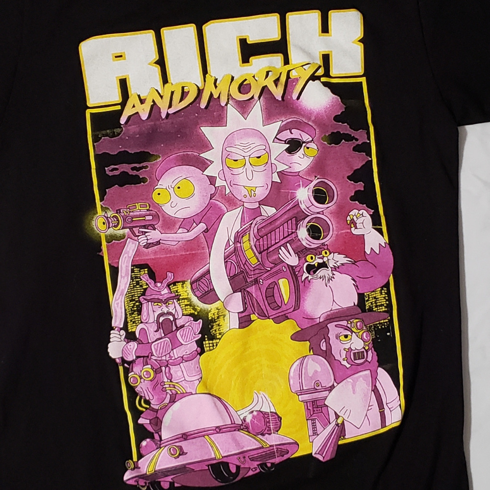 Rick and Morty Adult Swim T Shirt S